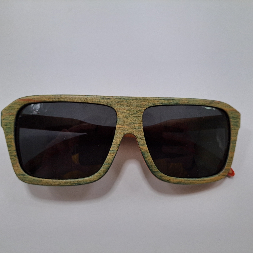 PROOF Sunglasses Ontario Bud Wood Blue Designer Skateboard Glasses